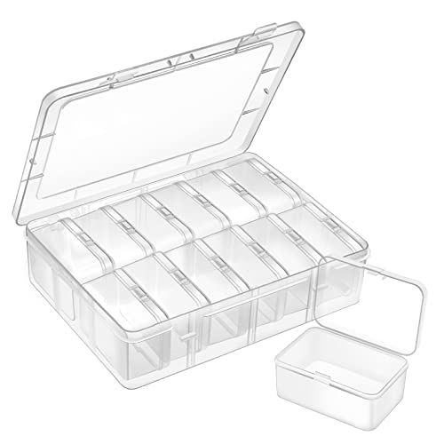 Gbivbe Aufbewahrungsbox mit Deckel Klein, 13 Stück Plastik Kunststoff Klar Box Aufbewahrung Behälter Box mit Klappdeckel für Kleine Perlen, Schrauben Sortierbox und Andere Bastelprojekte Gbivbe Aufbewahrungsbox mit Deckel Klein, 13 Stück Plastik Kunststoff Klar Box Aufbewahrung Behälter Box mit Klappdeckel für Kleine Perlen, Schrauben Sortierbox und Andere Bastelprojekte von Gbivbe