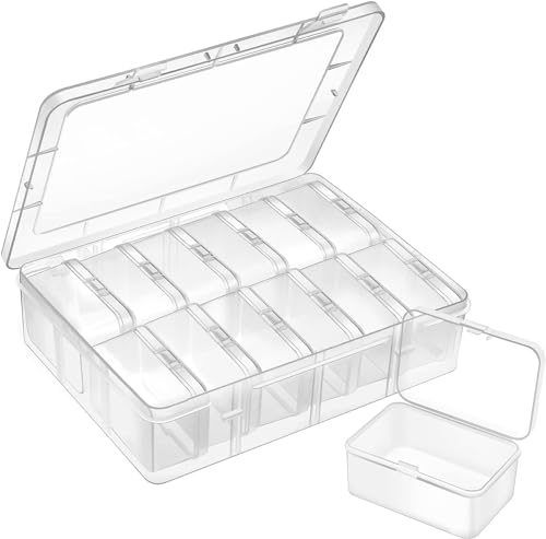 Gbivbe Aufbewahrungsbox mit Deckel Klein, 39 Stück Plastik Kunststoff Klar Box Aufbewahrung Behälter Box mit Klappdeckel für Kleine Perlen, Schrauben Sortierbox und Andere Bastelprojekte Gbivbe Aufbewahrungsbox mit Deckel Klein, 39 Stück Plastik Kunststoff Klar Box Aufbewahrung Behälter Box mit Klappdeckel für Kleine Perlen, Schrauben Sortierbox und Andere Bastelprojekte von Gbivbe