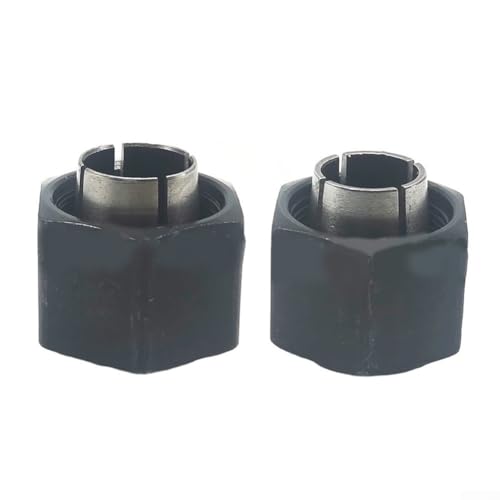 Gbtdoface Spannzange und Mutter-Ersatz, Oberfräsen-Spannzange, 12 mm, 12,7 mm, Oberfräsen-Spannzange für DW6212, DW616, DW618, DW621K, DW616M Router (12,7 mm), 7P88GZW6WWUB5IZ9N6H767HY982 von Gbtdoface