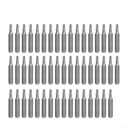 Gbtdoface Torx-Bit-Set, Stern-Schraubendreher-Set, 4 mm, kleiner Sechskantschaft, Schraubendreher-Bits für Torx-Pflaumenblütenkopf-Werkzeuge (T8H) von Gbtdoface