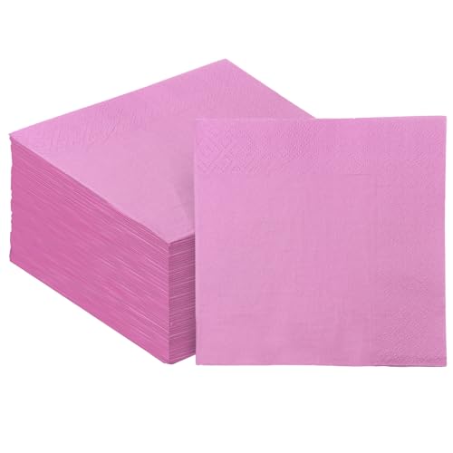 Gcardist 120 Stück Leuchtend Rosa Cocktail-Servietten, 12.7*12.7cm Einweg-Getränkeservietten aus Papier für Cocktail, Abendessen, Hochzeit, Geburtstagsparty Dessert Wein Papierservietten (5*5 inch) Gcardist 120 Stück Leuchtend Rosa Cocktail-Servietten, 12.7*12.7cm Einweg-Getränkeservietten aus Papier für Cocktail, Abendessen, Hochzeit, Geburtstagsparty Dessert Wein Papierservietten (5*5 inch) von Gcardist