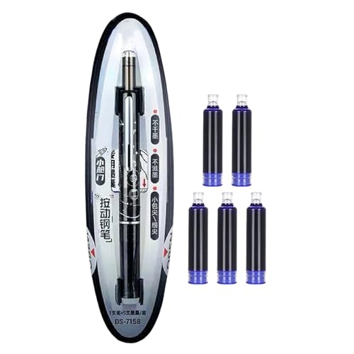 Gcerfby Füllfederhalter Für Herren | 0.38mm Verschwindbar Füllfederhalter Mit Feiner Feder Schreibgerät Set - Schreibzubehör für Markieren, Skizzieren, Zeichnen, Kunst, Layout, Journaling und Schule von Gcerfby