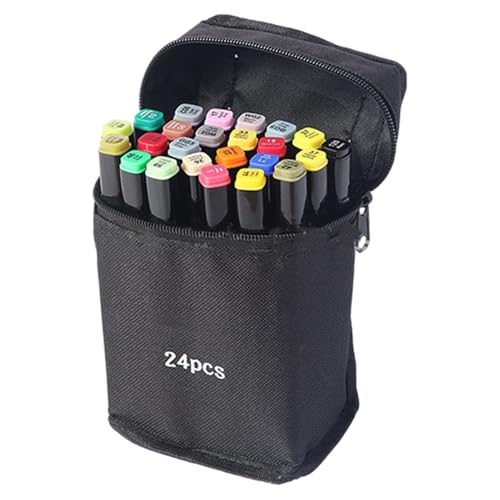 Gcerfby Marker -Stift -Set, permanente Kunstmarker -Stifte, doppelte Grafikmarkierstift, 15,4x1.5x1cm einfach zu bedienen, tragbar für Erwachsene Manga Anime Fun Doodling Gcerfby Marker -Stift -Set, permanente Kunstmarker -Stifte, doppelte Grafikmarkierstift, 15,4x1.5x1cm einfach zu bedienen, tragbar für Erwachsene Manga Anime Fun Doodling von Gcerfby