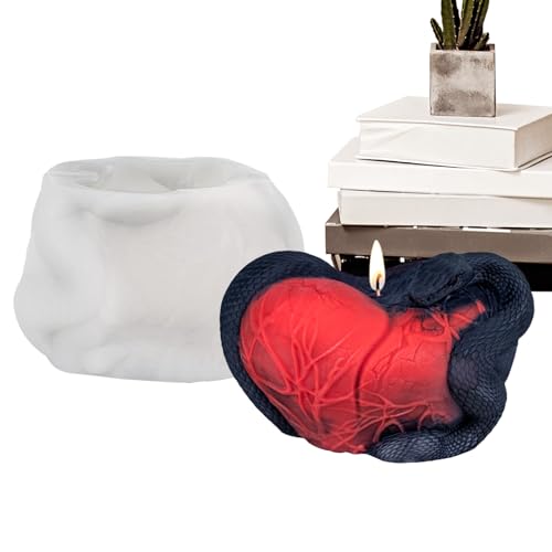 Gcerfby Silicone Kerzenform,Schlange 3D Kerzenherstellung Form | Einfache Entnahme Nicht Haftend Werkzeug Seifenherstellung Zubehör Für Kreativprojekte Und Modelliermasse Gcerfby Silicone Kerzenform,Schlange 3D Kerzenherstellung Form | Einfache Entnahme Nicht Haftend Werkzeug Seifenherstellung Zubehör Für Kreativprojekte Und Modelliermasse von Gcerfby
