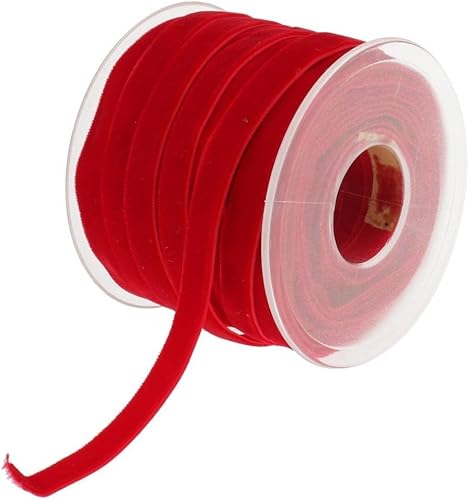 Gcljlmy 20 Meter Samtband Schmuckband Schleifenband Samt Bastelmaterial Party Dekoration (Farbe 5,Einheitsgröße) von Gcljlmy