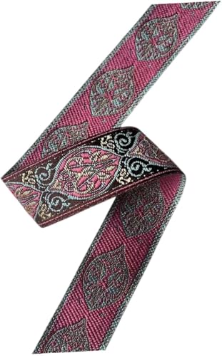 Gcljlmy 5 Meter Mittelalter Borte Webband Dekoband Zierband Spitzenstoff Spitzenborte für Nähen Handwerk Deko Scrapbooking (3 cm C) von Gcljlmy