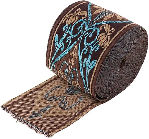 Gcljlmy 5 Meter Mittelalter Borte Webband Dekoband Zierband Spitzenstoff Spitzenborte für Nähen Handwerk Deko Scrapbooking (6 cm A) von Gcljlmy