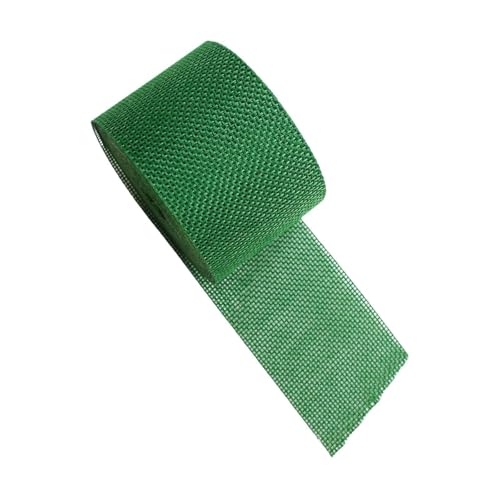 Gcljlmy Juteband, Leinenimitat, Drahtband, handgefertigt, Geschenkband, Kunstleinenband für Geburtstage, Babypartys, Vasen, Flaschen (Grün) von Gcljlmy