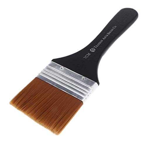 Gcljlmy Olgemälde Fächerpinsel Pinsel Acryl Aquarellfarbe Pinsel Werkzeug für (7cm Breite) von Gcljlmy