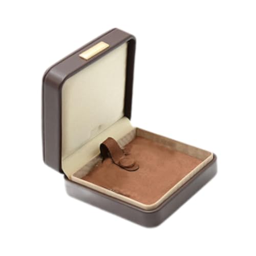 Gcljlmy Schmuckschatulle, Schmuck-Geschenkbox, tragbar, elegant, dekorativ, vielseitig, für Frauen, Geburtstagsgeschenk, Ringbox, Ringhalter, Schmucketui (9.5 Cm X 9.5 Cm X 4) von Gcljlmy