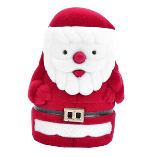 Gcljlmy Schmuckschatulle, Weihnachtsschmuck-Geschenkbox, Andenkenbox, kreative Samt-Weihnachtsmann-Ringbox für Festival, Hochzeit, Verlobung Gcljlmy Schmuckschatulle, Weihnachtsschmuck-Geschenkbox, Andenkenbox, kreative Samt-Weihnachtsmann-Ringbox für Festival, Hochzeit, Verlobung von Gcljlmy