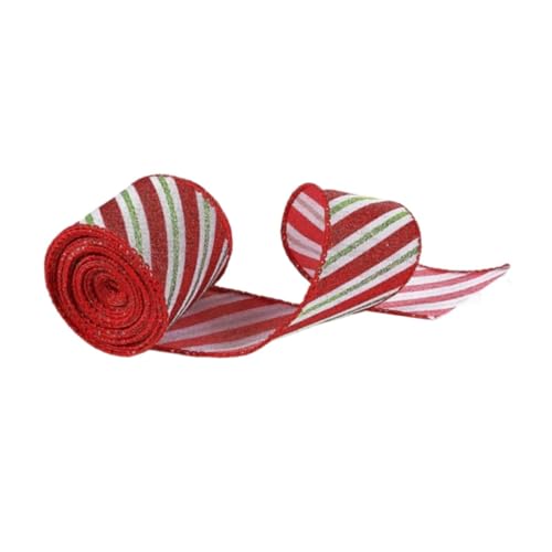 Gcljlmy Weihnachtsband, Drahtband, Dekoration, Kranzherstellung, Geschenkband, Glitzerband für Geburtstagspartys, Feiertage, DIY-Basteln Gcljlmy Weihnachtsband, Drahtband, Dekoration, Kranzherstellung, Geschenkband, Glitzerband für Geburtstagspartys, Feiertage, DIY-Basteln von Gcljlmy
