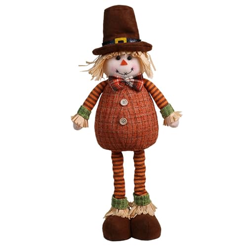 Gcroet 1PC -Vogelscheuche Puppe mit dehnbarem Bein, die Vogelscheuche mit Kleidung und Hut auf niedliches Vogelscheuchen -Dekor für den, Thanksgiving, Ernte, männlich. Gcroet 1PC -Vogelscheuche Puppe mit dehnbarem Bein, die Vogelscheuche mit Kleidung und Hut auf niedliches Vogelscheuchen -Dekor für den, Thanksgiving, Ernte, männlich. von Gcroet