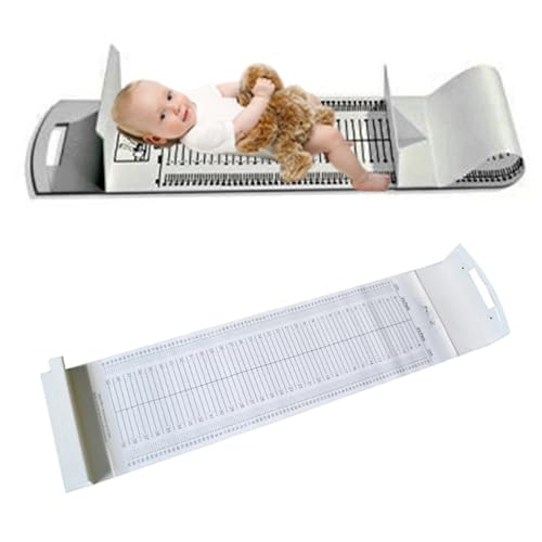 Gcroet Babyhöhe Wachstum Neugeborene Heighöhe cm ＆ Zoll Einheit Kleinkind messen Matte Safe Baby -Wachstum Chart Lurer Lineal Infantometer aussagekräftige Erinnerungen. von Gcroet