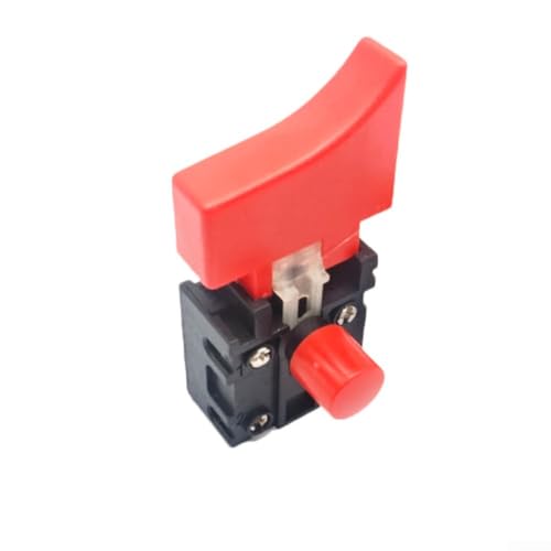 Ersatz-Winkelschleiferschalter für Gdfnmogo 125, elektrischer Auslöseknopf, Netzschalter, ABS-Kunststoffgehäuse, 65 mm, Ersatzteil, geeignet für 125 mm Winkel von Gdfnmogo