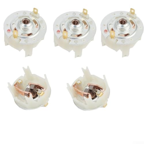 Gdfnmogo Kohlebürstenhalter-Set für elektrische Bohrmaschinen, langlebige Kohlebürstenhalter, Metall, Kunststoff, kompatibel mit RS775, RS750, RS755 Motoren, 12–24 V, 5 Stück Gdfnmogo Kohlebürstenhalter-Set für elektrische Bohrmaschinen, langlebige Kohlebürstenhalter, Metall, Kunststoff, kompatibel mit RS775, RS750, RS755 Motoren, 12–24 V, 5 Stück von Gdfnmogo