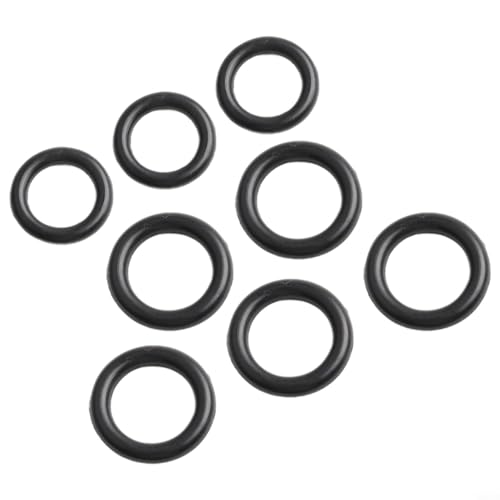 Gdfnmogo O-Ring-Dichtungsset für Hochdruckreiniger-Schlauch, Schnelltrennung, 50 Stück Gummidichtungsringe mit 25 × 1/4 Zoll und 63 × 0,9 cm Größen, langlebig, schwarz von Gdfnmogo