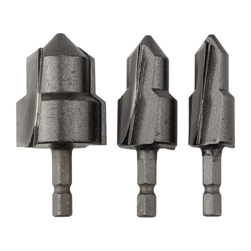 Gdfnmogo PPR-Rohr-Erweiterungsbohrer-Set, Sechskantschaft, 20 mm, 25 mm, 32 mm, Wasserrohr-Expander für Klempner, Stahlklingenbohrer für PPR, PVC-Kunststoff, 3-teilig Gdfnmogo PPR-Rohr-Erweiterungsbohrer-Set, Sechskantschaft, 20 mm, 25 mm, 32 mm, Wasserrohr-Expander für Klempner, Stahlklingenbohrer für PPR, PVC-Kunststoff, 3-teilig von Gdfnmogo