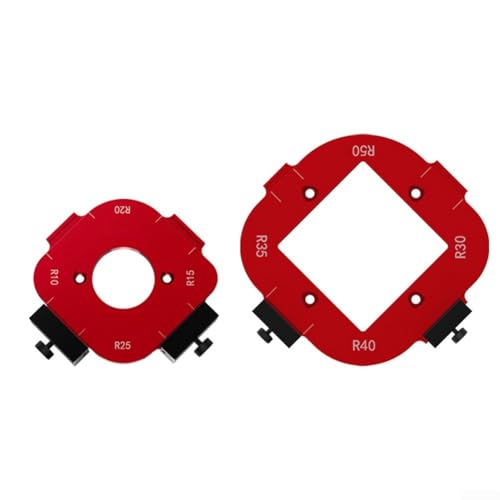 Radiusvorrichtungen aus Aluminiumlegierung, inklusive 8 Ecktypen R10 bis R50 für präzises Schneiden von Holz und Tischlerarbeiten Radiusvorrichtungen aus Aluminiumlegierung, inklusive 8 Ecktypen R10 bis R50 für präzises Schneiden von Holz und Tischlerarbeiten von Gdfnmogo
