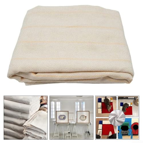 Tufting-Stoff mit markierten Richtlinien, verschiedene Größen, Baumwoll-Polyester-Mischgewebe zum Weben (2,15 x 2 Meter) von Gdfnmogo