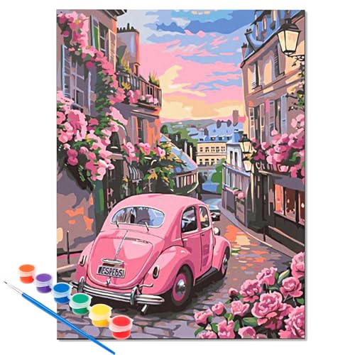Gdrghe Malen Nach Zahlen Erwachsene set 40x50cm DIY Auto mit Pinseln Acrylfarben Handgemalt für Home Decor Erwachsene DIY Heimdeko Ohne Rahmen Gdrghe Malen Nach Zahlen Erwachsene set 40x50cm DIY Auto mit Pinseln Acrylfarben Handgemalt für Home Decor Erwachsene DIY Heimdeko Ohne Rahmen von Gdrghe