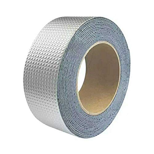 Aluminium-Folie-Band, Superstarkes, wasserdichtes Klebeband zur Reparatur von Dächern und Lecks, Butyl-Dichtungsgummi, Aluminiumfolie, Butyl-Klebeband, zur Reparatur von Dachrissen(5cm*5m) von GeOinQL