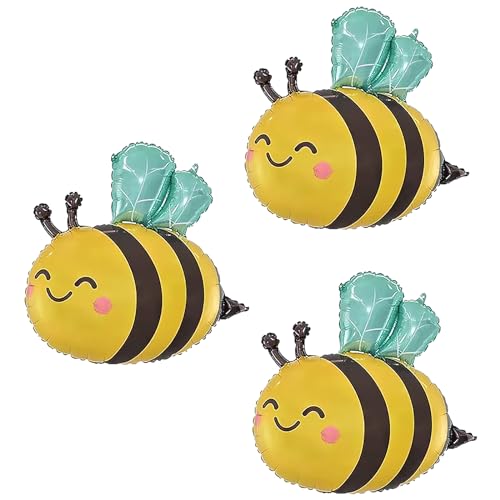 3er-Pack Bienen-Folienballondekorationen,Biene Deko,Bienen Luftballons,Bienen Deko Geburtstag,Bienen Deko,Folienballon Geburtstag. 3er-Pack Bienen-Folienballondekorationen,Biene Deko,Bienen Luftballons,Bienen Deko Geburtstag,Bienen Deko,Folienballon Geburtstag. von Geaanen