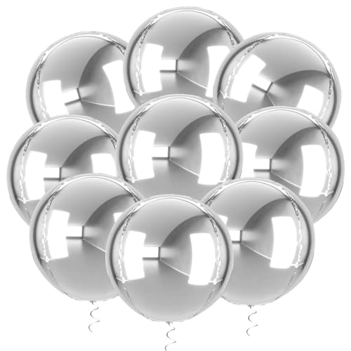 XXL Luftballons Silber 22 Zoll Groß 4D Silber Foil Ballons 9Pcs Ballons Silber Folienballon Folienballons luftballon silber für Babyparty Hochzeiten Jubiläum Geburtstag Feier Party Dekoration XXL Luftballons Silber 22 Zoll Groß 4D Silber Foil Ballons 9Pcs Ballons Silber Folienballon Folienballons luftballon silber für Babyparty Hochzeiten Jubiläum Geburtstag Feier Party Dekoration von Geaanen