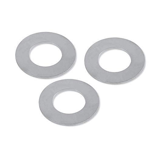 Geakv Reduzierringe 30/16 mm 3 Stück Metallring Reduzieradapter für Kreissägeblätter Holz und Holzwerkstoff von Geakv