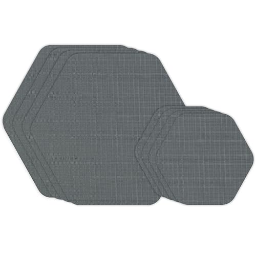 GEAR AID Tenacious Tape Hex 6,3 cm und 3,8 cm Formen, Micro-Ripstop-Reparaturflicken für den Außenbereich, zum Abziehen und Aufkleben von Löchern und Verbrennungen in Daunenjacken, Regenausrüstung, GEAR AID Tenacious Tape Hex 6,3 cm und 3,8 cm Formen, Micro-Ripstop-Reparaturflicken für den Außenbereich, zum Abziehen und Aufkleben von Löchern und Verbrennungen in Daunenjacken, Regenausrüstung, von Gear Aid