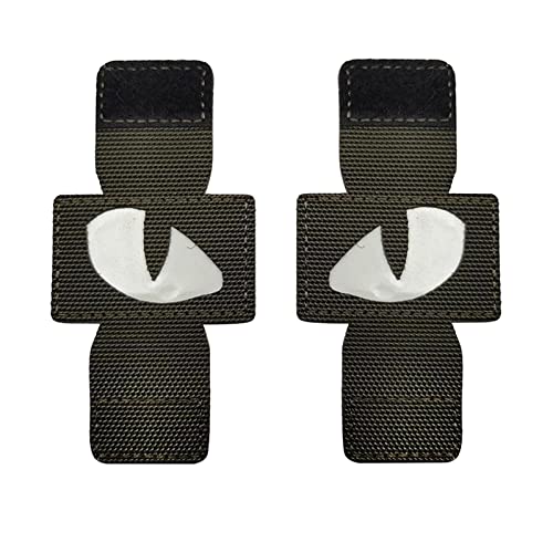 1 Paar Glow in The Dark Eyes Patch, Taktische Applikationen Abzeichen Grün, Stil 8 1 Paar Glow in The Dark Eyes Patch, Taktische Applikationen Abzeichen Grün, Stil 8 von Geardeangloow