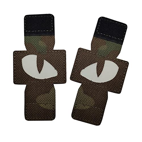 1 Paar leuchtende Augen Patch, taktische Applikationen, Abzeichen, Camo, Stil 5 1 Paar leuchtende Augen Patch, taktische Applikationen, Abzeichen, Camo, Stil 5 von Geardeangloow