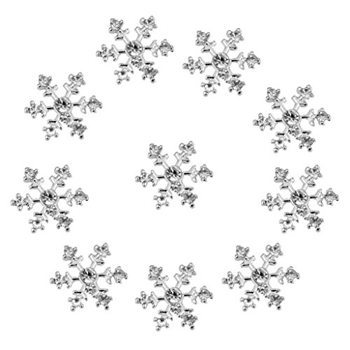10 Stück 14 mm Kristall-Schneeflocken-Knöpfe für Scrapbooking, Basteln, Haarspangen, Dekorationen 10 Stück 14 mm Kristall-Schneeflocken-Knöpfe für Scrapbooking, Basteln, Haarspangen, Dekorationen von Geardeangloow