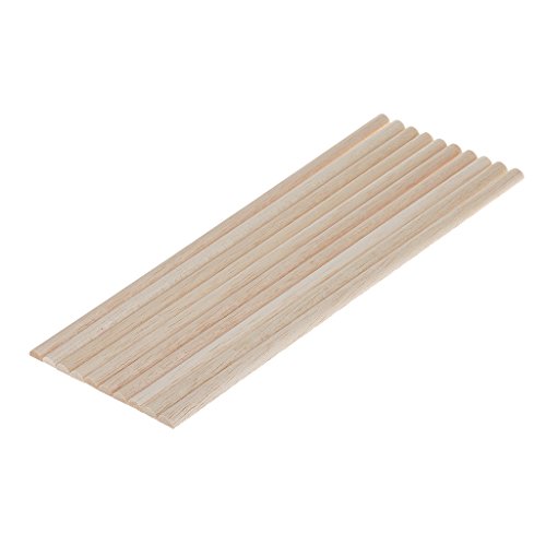 10 Stück Holz unlackiertes Holz Handwerk Halbkreis Stick Dübel Stange 11 mm 10 Stück Holz unlackiertes Holz Handwerk Halbkreis Stick Dübel Stange 11 mm von Geardeangloow