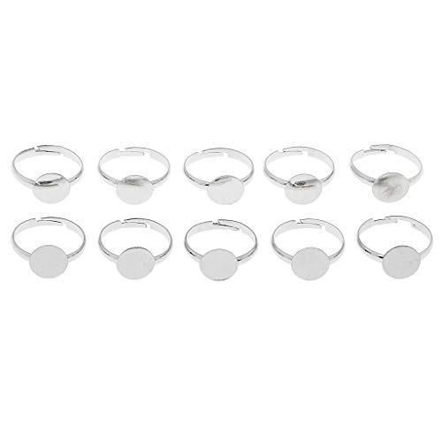 10 Stück verstellbare Ringrohlinge Ring-Basis-Pad 10 mm DIY Schmuck Findings 10 Stück verstellbare Ringrohlinge Ring-Basis-Pad 10 mm DIY Schmuck Findings von Geardeangloow
