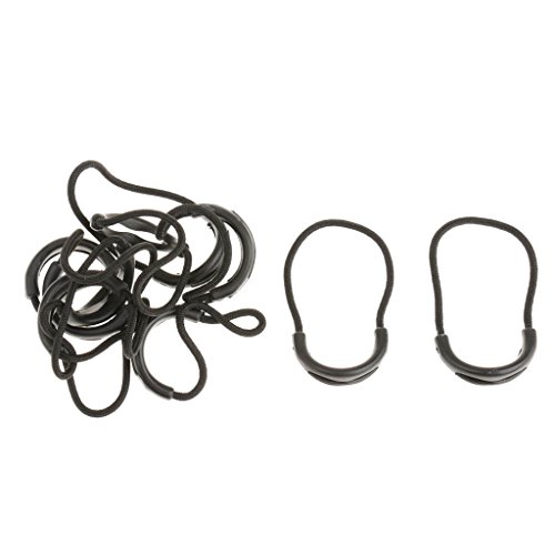 10 x Reißverschlussschieber für Kordel, Seilenden, Ersatz, 65 mm, Schwarz 10 x Reißverschlussschieber für Kordel, Seilenden, Ersatz, 65 mm, Schwarz von Geardeangloow