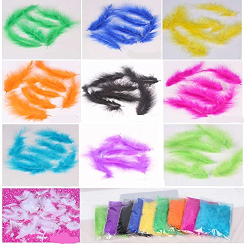100 Stück DIY Handwerk Feder Bobo Feder Ornamente Ballon Zubehör Rot 100 Stück DIY Handwerk Feder Bobo Feder Ornamente Ballon Zubehör Rot von Geardeangloow