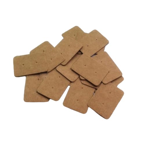 100 Stück Ohrstecker Karte Handgemachtes Zubehör Mehrfarbig Professionelles Kartonzubehör Dekorieren Hängende Anhänger Braun 100 Stück Ohrstecker Karte Handgemachtes Zubehör Mehrfarbig Professionelles Kartonzubehör Dekorieren Hängende Anhänger Braun von Geardeangloow