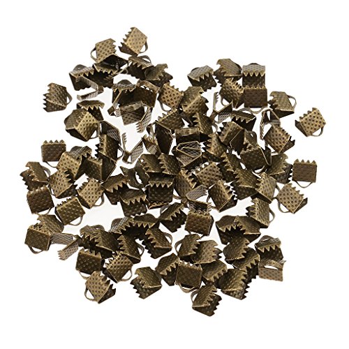 100 Stück Verschlüsse Klemmen Verschlüsse Ende für Schmuckherstellung 6 mm Bronze 100 Stück Verschlüsse Klemmen Verschlüsse Ende für Schmuckherstellung 6 mm Bronze von Geardeangloow