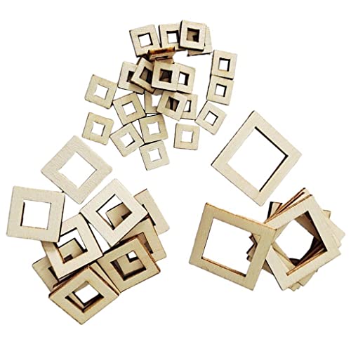 100 Stück unlackierte Holzstücke, quadratisch 100 Stück unlackierte Holzstücke, quadratisch von Geardeangloow