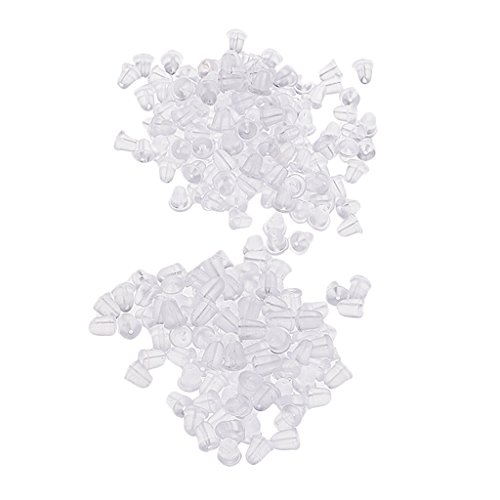 250 Stück Gummi-Ohrring-Verschlüsse, Stopper, Ohrring, Schmuck von Geardeangloow