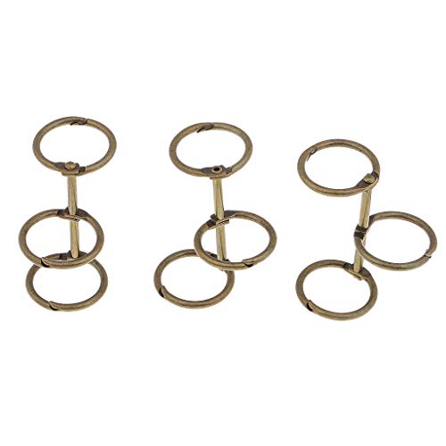 3 Stück A5 A6 Album Binder Spiralring nachfüllbar lose Blätter Ringe Bronze 3 Stück A5 A6 Album Binder Spiralring nachfüllbar lose Blätter Ringe Bronze von Geardeangloow