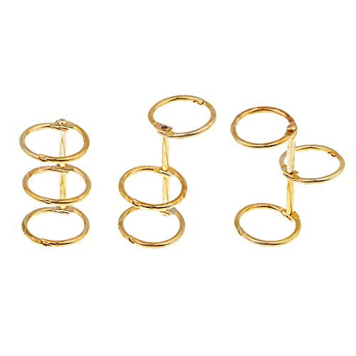 3 Stück A5 A6 Album Binder Spiralring nachfüllbar lose Blätter Ringe Gold 3 Stück A5 A6 Album Binder Spiralring nachfüllbar lose Blätter Ringe Gold von Geardeangloow
