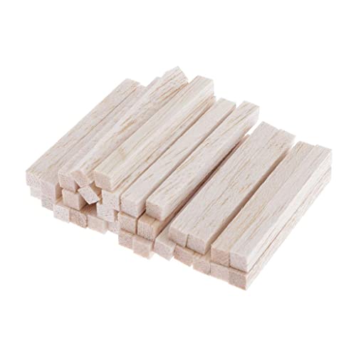 30 x unlackierte Balsaholz-Rundstäbe für Bastelarbeiten, 50 x 5 x 5 mm, 30 Stück, 50 mm 30 x unlackierte Balsaholz-Rundstäbe für Bastelarbeiten, 50 x 5 x 5 mm, 30 Stück, 50 mm von Geardeangloow