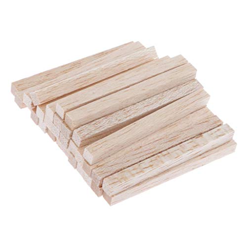 30 x unlackierte Balsaholz-Stange, rund, 60 x 5 x 5 mm 30 x unlackierte Balsaholz-Stange, rund, 60 x 5 x 5 mm von Geardeangloow