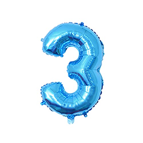 32 Zoll Zahlenballon, dekorativer Aluminiumfolienballon, Geburtstag, Hochzeit, Party, Urlaub, Geschenk, Dekoration, Stil 3, Blau 32 Zoll Zahlenballon, dekorativer Aluminiumfolienballon, Geburtstag, Hochzeit, Party, Urlaub, Geschenk, Dekoration, Stil 3, Blau von Geardeangloow