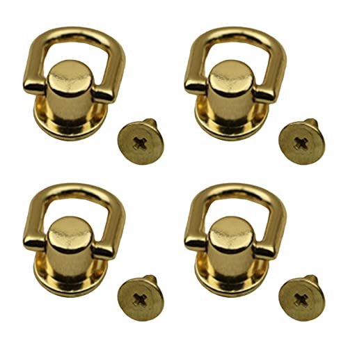 4 x Metall-Seitenanker, Geldbörsenherstellung, Schnallen, Haken, Verschlüsse, goldfarben von Geardeangloow