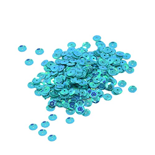 400 Stück runde Pailletten zum Nähen, Verzieren, 7 mm, Seeblau 400 Stück runde Pailletten zum Nähen, Verzieren, 7 mm, Seeblau von Geardeangloow