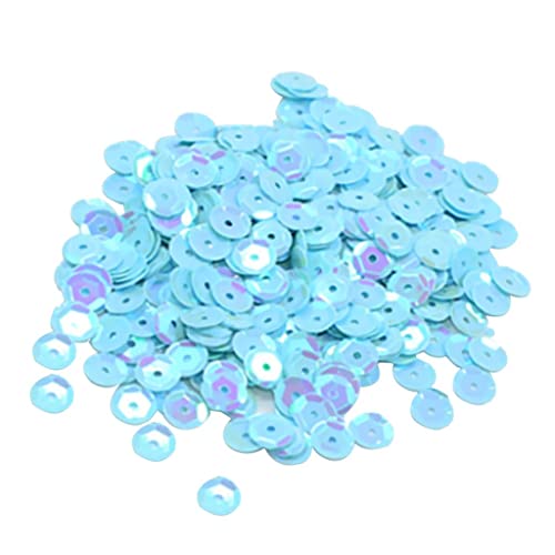 400 Stück runde verschröpfte lose Pailletten, Nähverzierung, 7 mm, Blau 400 Stück runde verschröpfte lose Pailletten, Nähverzierung, 7 mm, Blau von Geardeangloow