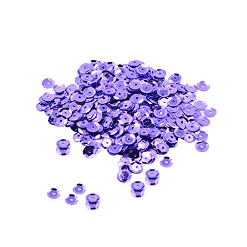 400 Stück runde verschröpfte lose Pailletten, Nähverzierung, 7 mm, Violett 400 Stück runde verschröpfte lose Pailletten, Nähverzierung, 7 mm, Violett von Geardeangloow